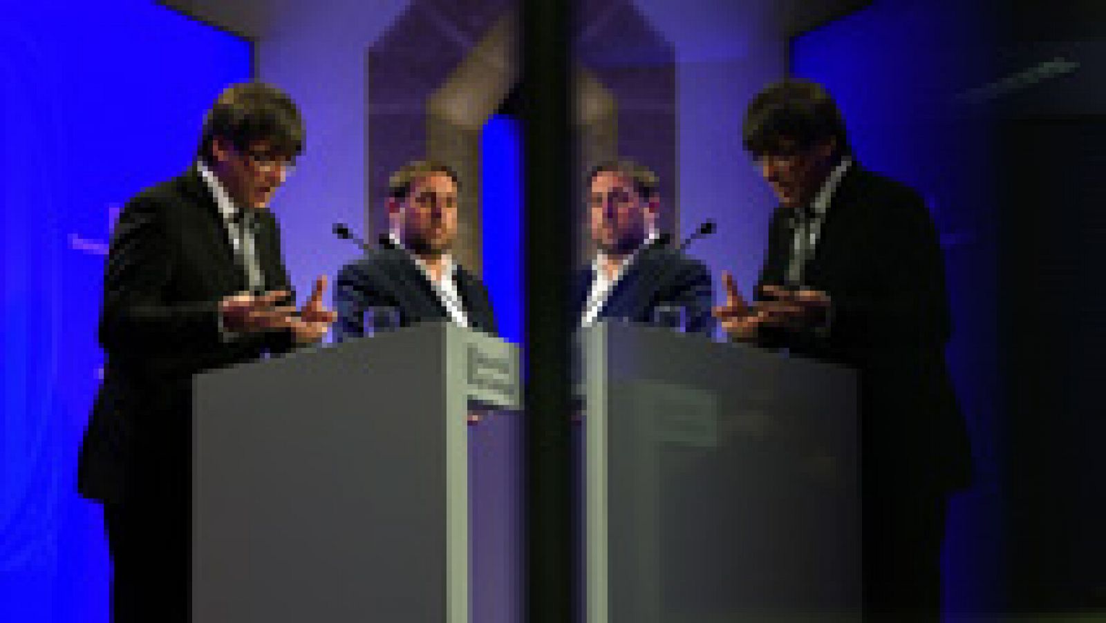 Telediario 1: Puigdemont releva a tres consejeros y se rodea de fieles para avanzar hacia el referéndum. | RTVE Play