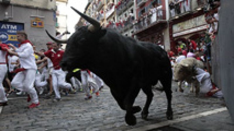 San Fermn 2017 deja encierros limpios y rpidos