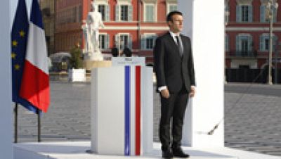 Macron preside los actos de conmemoracin del primer aniversario del atentado en Niza