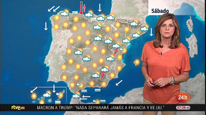 El tiempo - Las temperaturas volverán a superar los 40 grados en la mitad sur