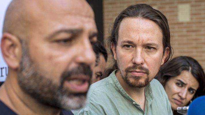 Telediario 1 - Iglesias asegura que Castilla-La Mancha "no es un laboratorio, ni un ensayo" de Gobierno