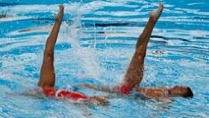  - Berta Ferreras y Pau Ribes interpretan 'Bang, bang' en las preliminares del dúo técnico mixto