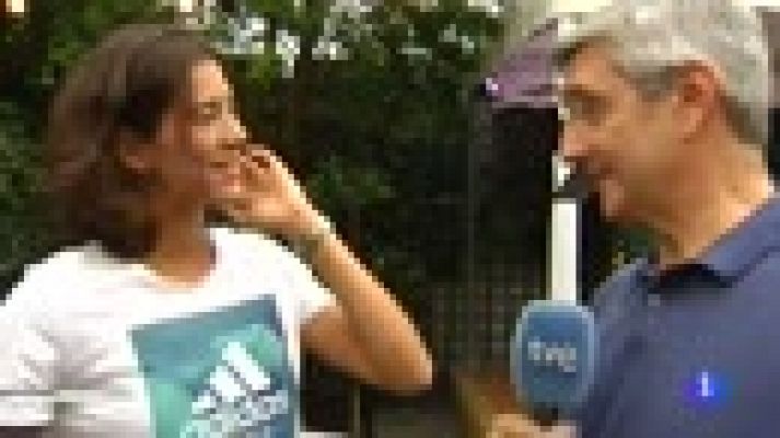 Telediario 1 - Garbiñe Muguruza: "Esto es lo que quería"