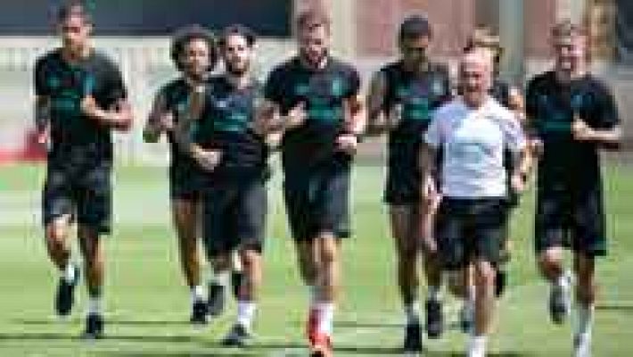 Telediario 1 - El Madrid se machaca en Los Ángeles