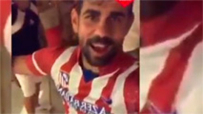 Diego Costa ya se viste del Atlético