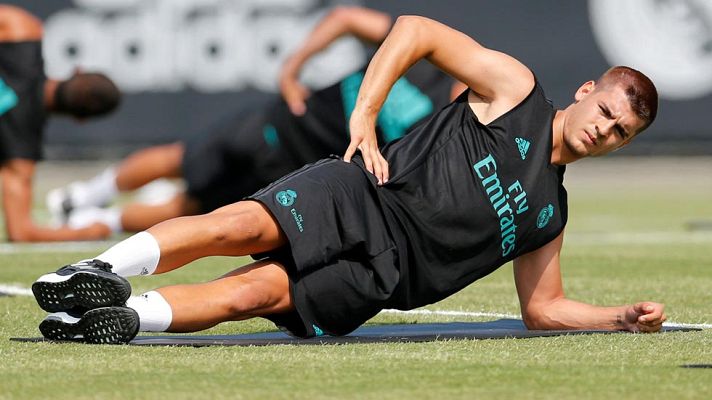 Telediario 1 - Morata insiste en marcharse del Real Madrid