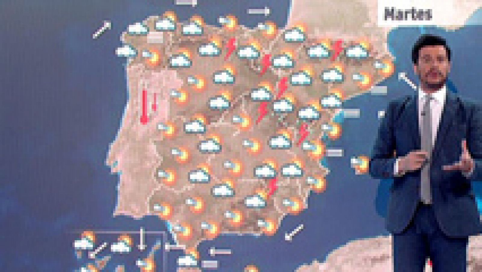 El tiempo: El Tiempo - Menos calor, mas tormentas | RTVE Play