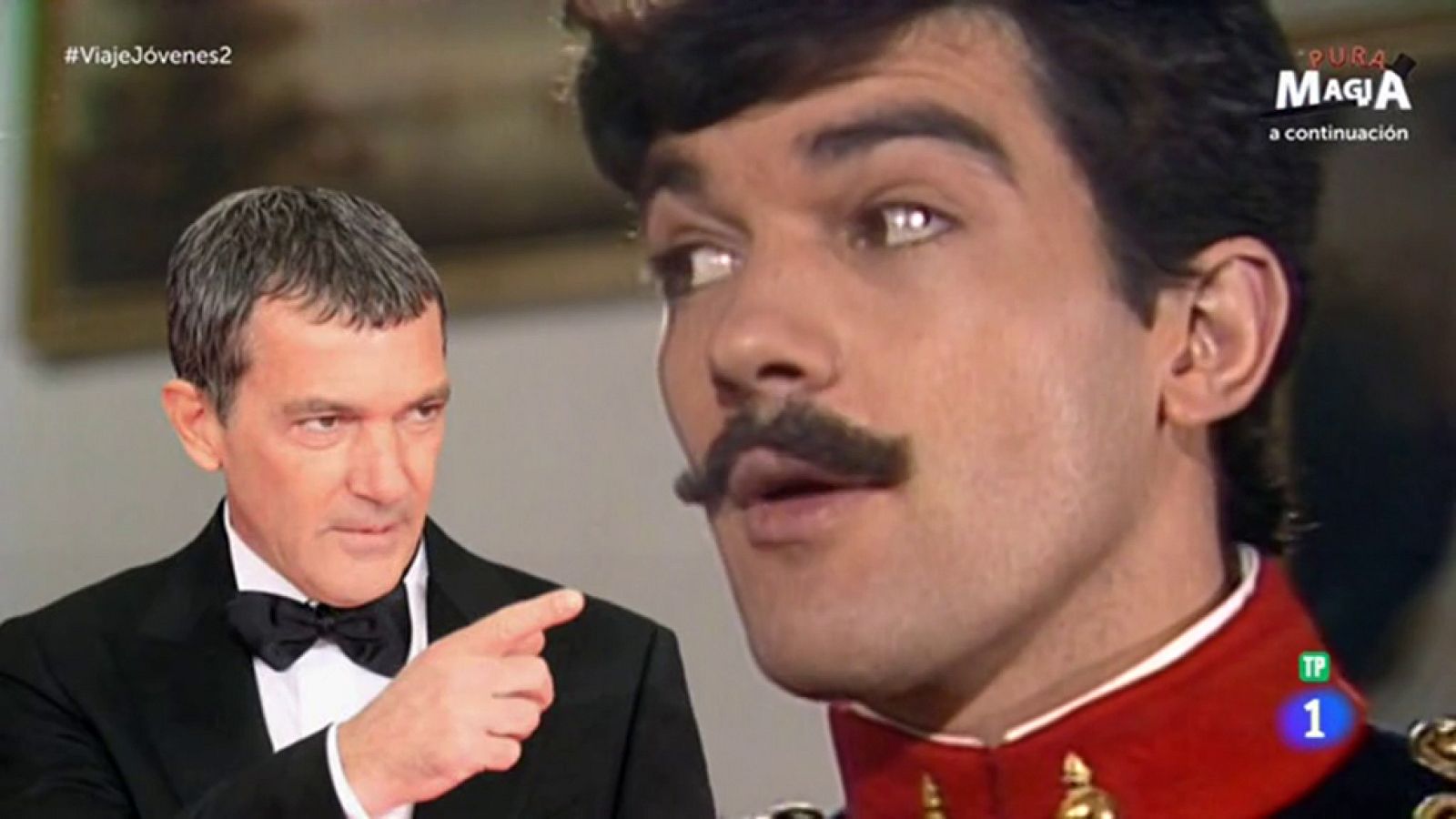 Viaje al centro de la tele - Antonio Banderas y Rodolfo Sancho