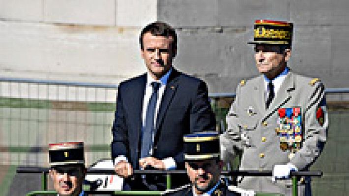 Dimite el Jefe del Estado Mayor francés por discrepancias con el presidente Emmanuel Macron