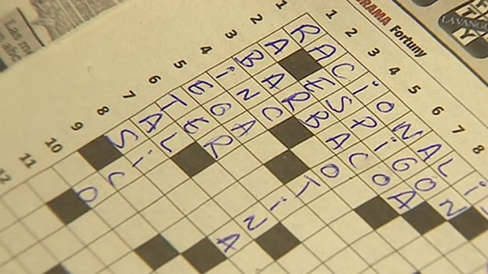 Telediario 1 - Hacer crucigramas puede rejuvenecer el cerebro 10 años, según un estudio