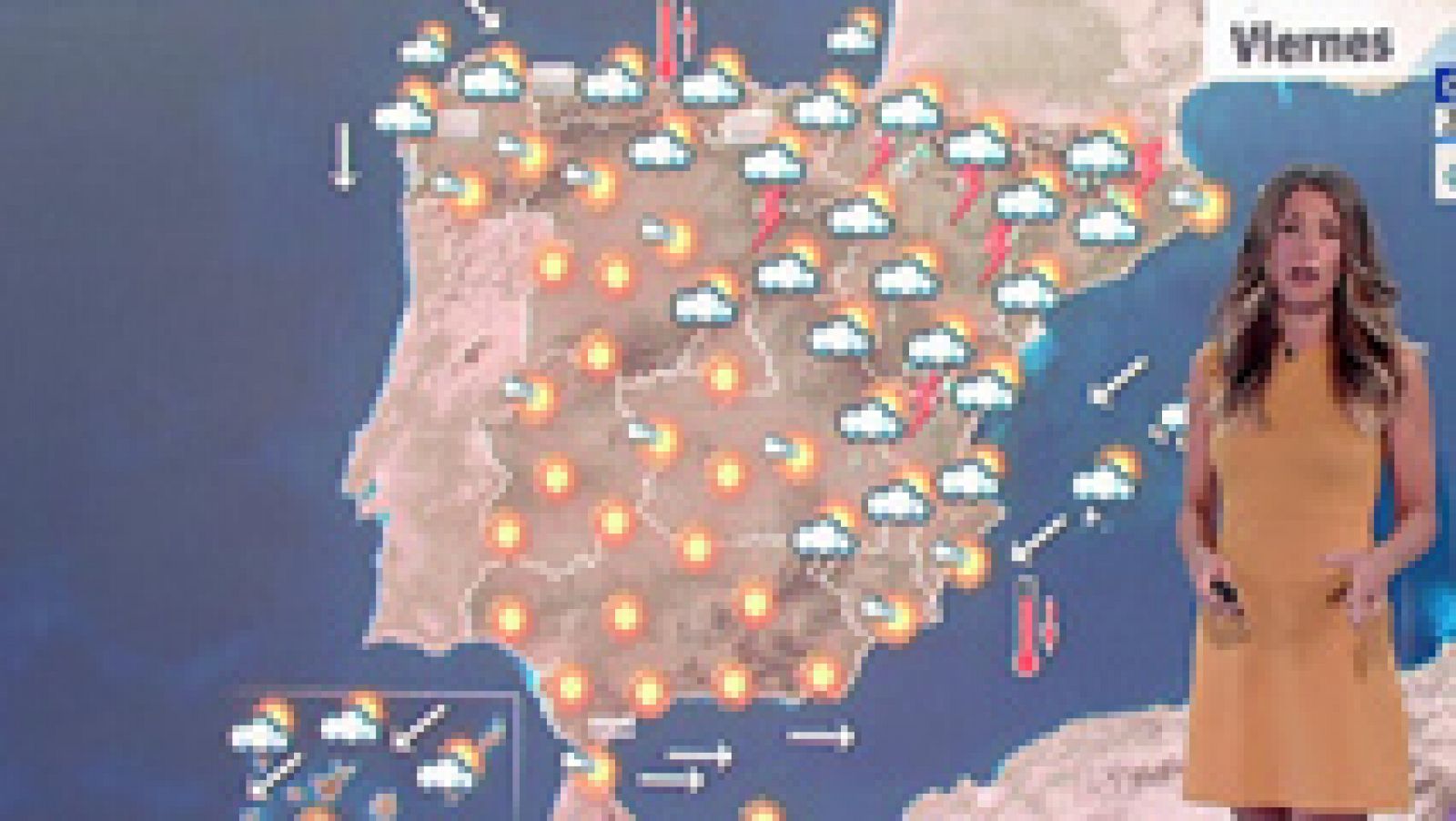 El Tiempo - Tormentas en el noreste y subida de temperaturas el fin de semana