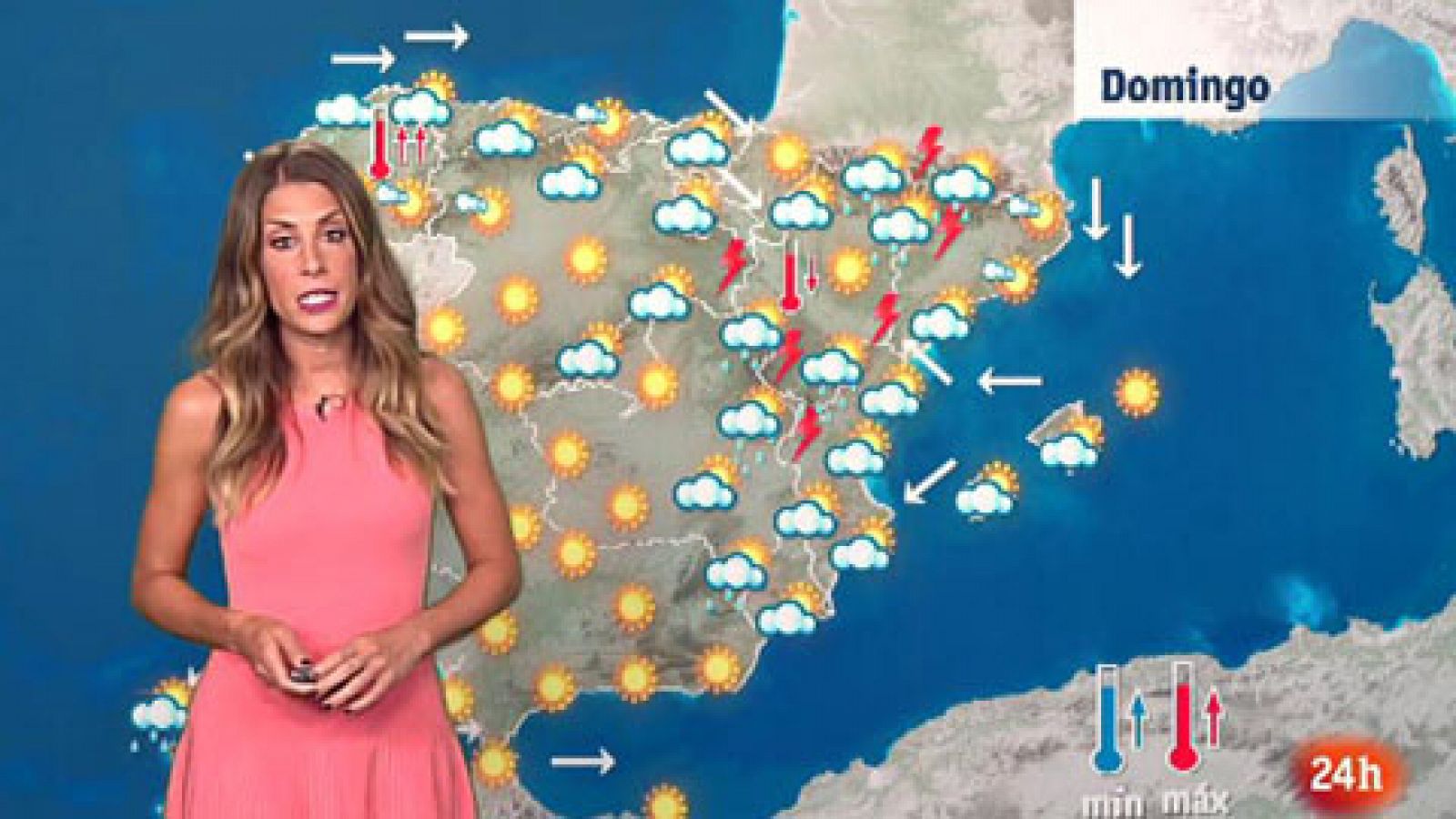 El tiempo: Fuertes tormentas en Aragón, Castilla-La Mancha, Cataluña y Castellón | RTVE Play
