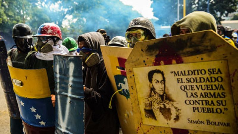 Las protestas del sábado en Venezuela se saldan con disturbios y varios heridos