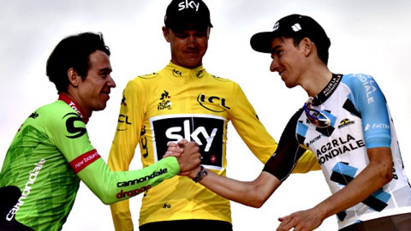 El británico Chris Froome (Sky) se proclamó por cuarta vez en París rey del Tour de Francia, consolidando una era de dominio que le sitúa a una sola victoria de los legendarios Anquetil, Merckx, Hinault e Indurain, que destacan en el palmarés con cin