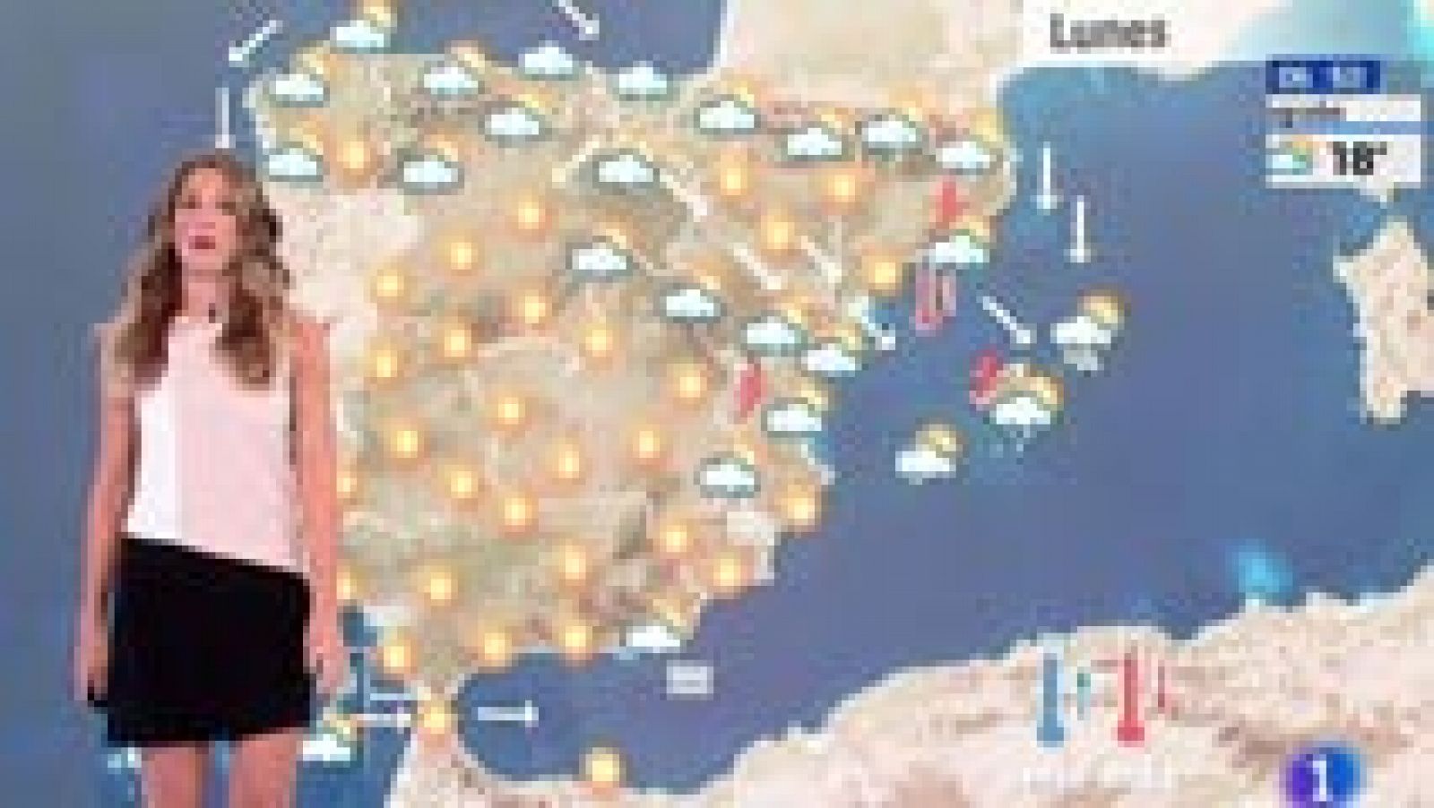 Luvias en el noreste del país y aumento de temperaturas en Andalucía - El tiempo | Ver