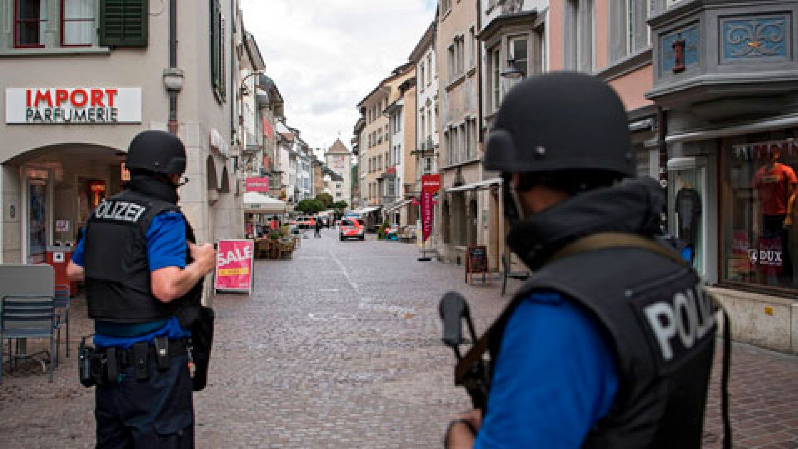 Telediario 1: Un hombre hiere con una motosierra a cinco personas en la ciudad suiza de Schaffhouse | RTVE Play