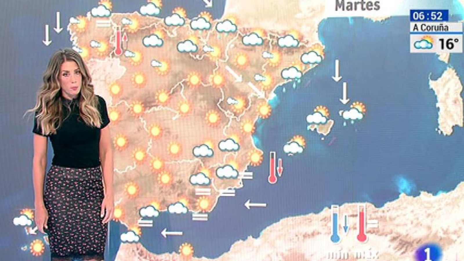 Tormentas por el noreste y sol en el resto de la península - El tiempo | Ver