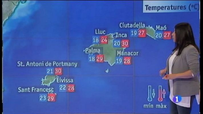 Informatiu Balear - El temps a les Illes Balears - 25/07/17