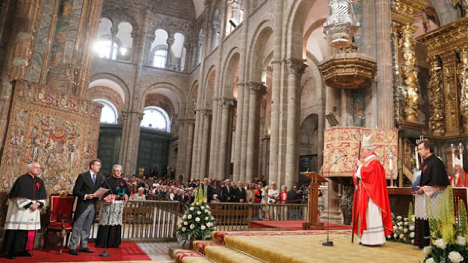Telediario 1: Núñez Feijóo llama a persistir en la unidad de España en el día del apóstol Santiago | RTVE Play