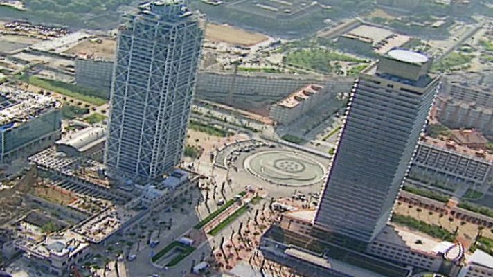 Telediario 1 - El 90 por ciento de las inversiones olímpicas se destinaron a  transformar urbanísticamente  Barcelona
