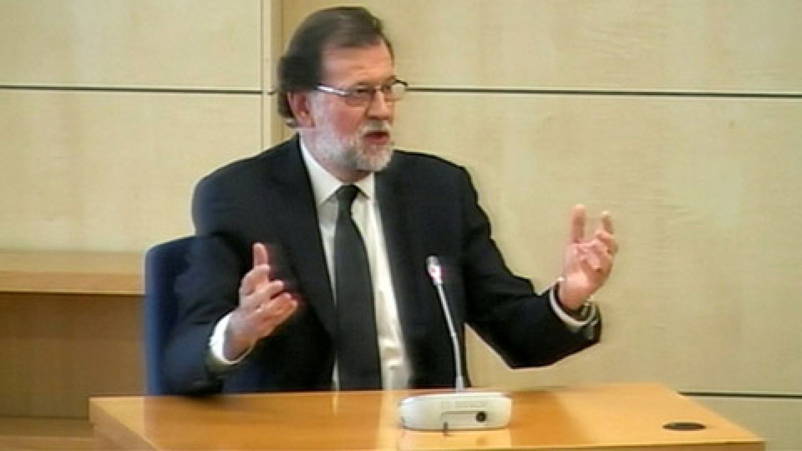 Rajoy, en la Audiencia: "Mis responsabilidades eran políticas, no de contabilidad"