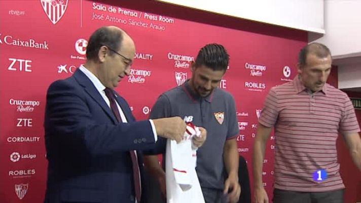 - Nolito, presentado en el Sevilla