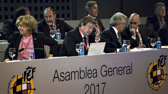  - Larrea ejerce ya como presidente de la RFEF: "Hay que aunar criterios"