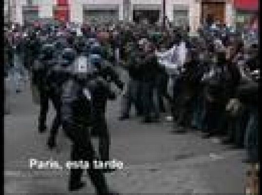 Protesta estudiantil en París