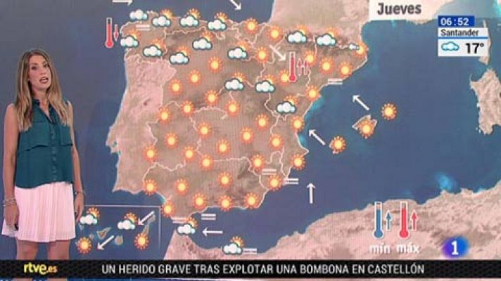El tiempo - Las temperaturas suben en todo el país