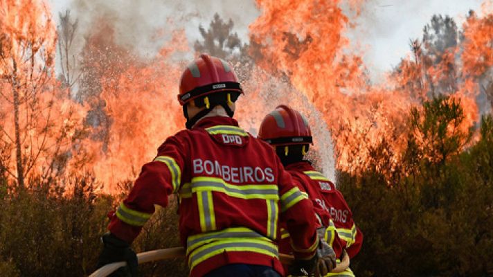 Francia y Portugal luchan contra los incendios forestales