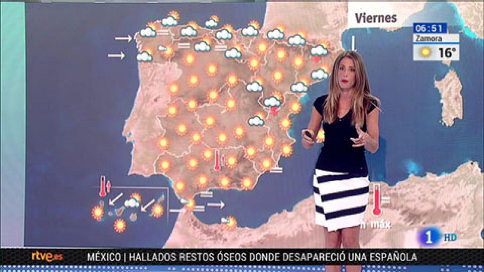 El tiempo: Las temperaturas siguen subiendo en el tercio sur | RTVE Play