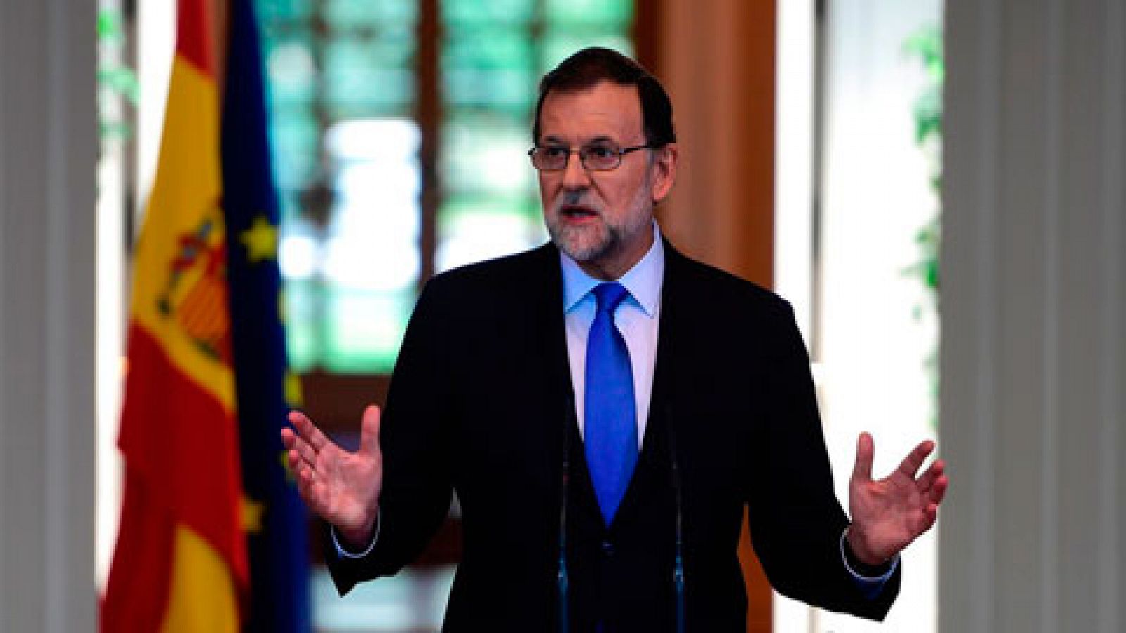 Telediario 1: Rajoy: "No habrá referéndum el 1 de octubre porque el TC ha dicho que es inconstitucional y por lo tanto ilegal" | RTVE Play