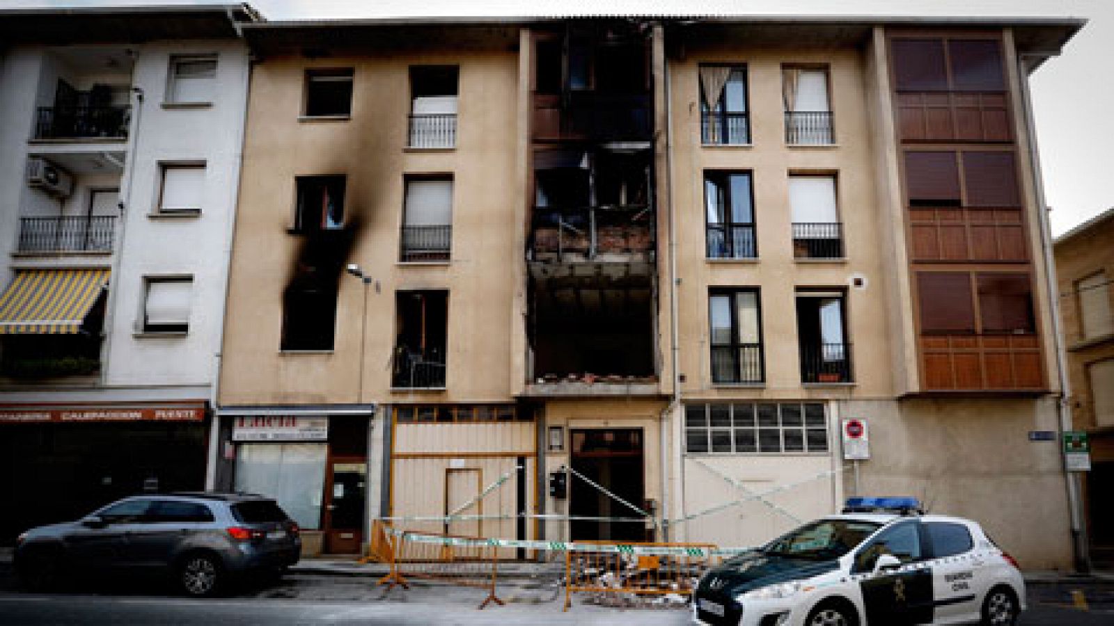 Investigan las causas de la explosión en una vivienda de Navarra