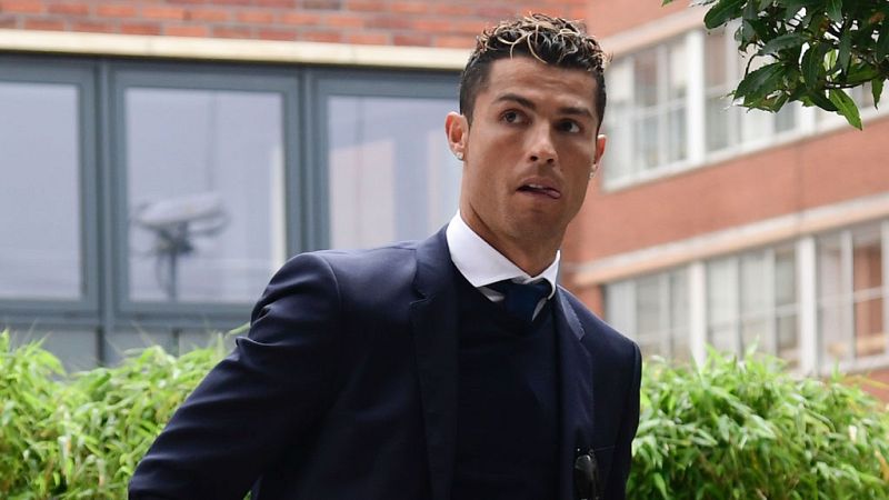Cristiano evita a la prensa a su llegada a los juzgados