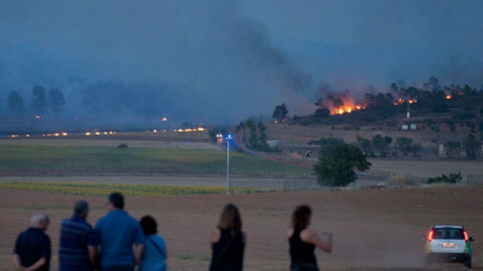 Un foco permanece activo en el incendio de Yeste