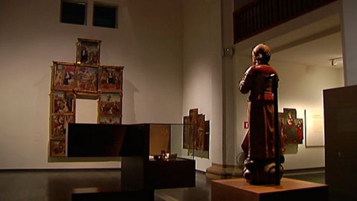 Telediario 1 - El Gobierno de Aragón insiste en que la Generalitat catalana tiene que entregarle las piezas de arte sacro de Sijena