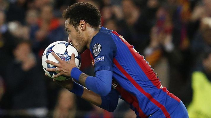 Telediario 1 - El camino agridulce de Neymar en el Barça