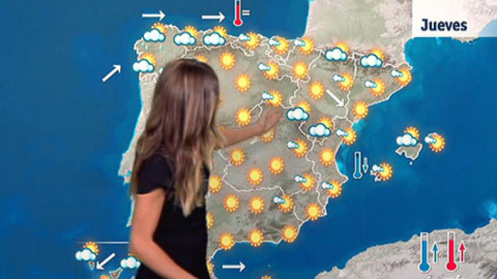 El tiempo: Temperaturas altas en el interior del sur y el este peninsular y en Baleares | RTVE Play