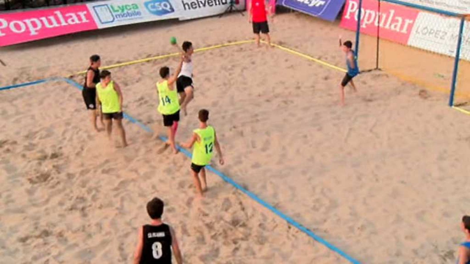 Balonmano Playa - Arena Handball Tour 4 Prueba Valencia. Resumen - ver ahora