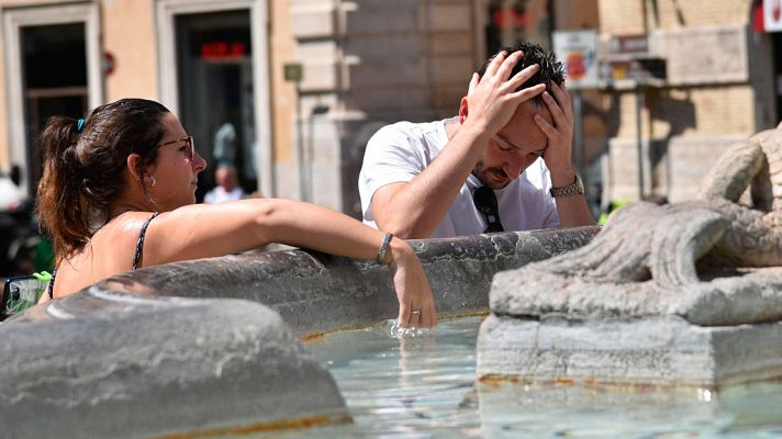 Telediario 1 - El calor se intensificará en los próximos días