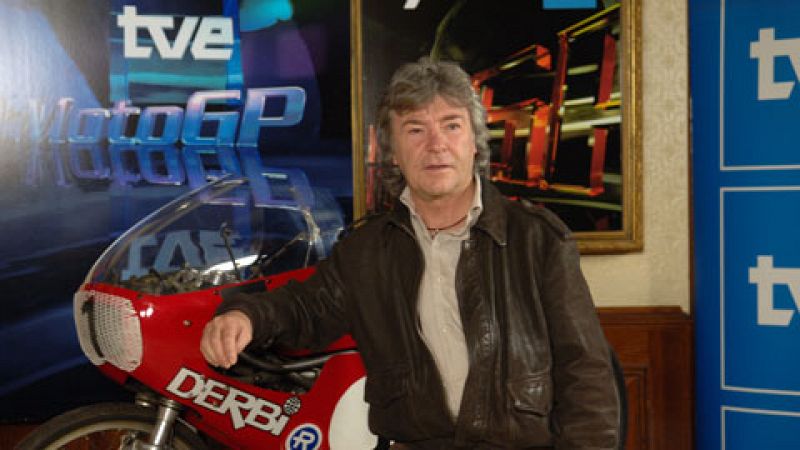 ngel Nieto en TVE, de la moto a los micrfonos