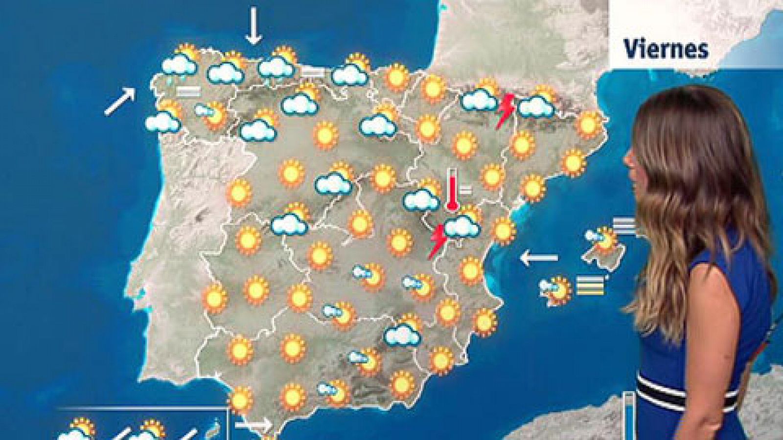Las temperaturas suben en casi toda la península y superarán los 40 grados en el interior