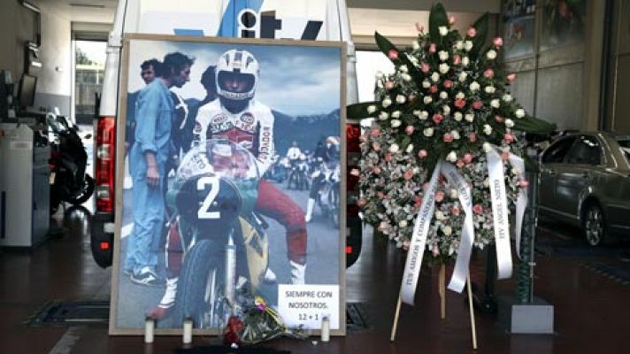 Telediario 1 - Ángel Nieto será incinerado en una acto privado para la familia