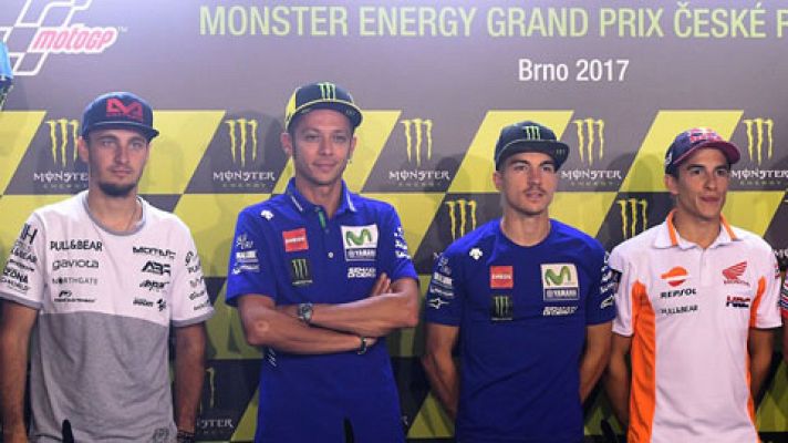 Telediario 1 - Los pilotos dan su pésame a la familia de Nieto desde el trazado de Brno