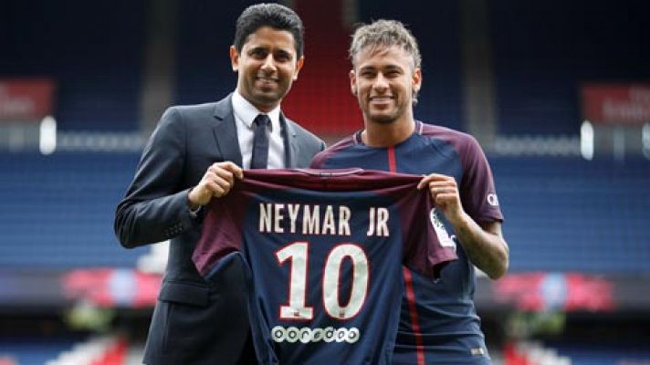 Neymar ya ha sido presentado por el PSG