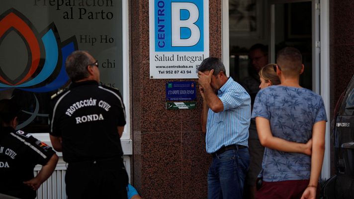 Telediario 1 - Tres de los cuatro españoles muertos en la India eran de Ronda