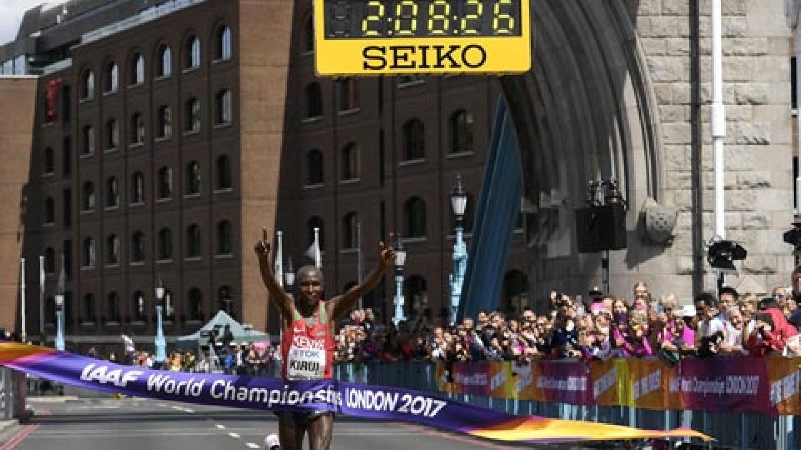 Mundial de Atletismo de Londres | Kirui se cuelga el oro en el Maratón