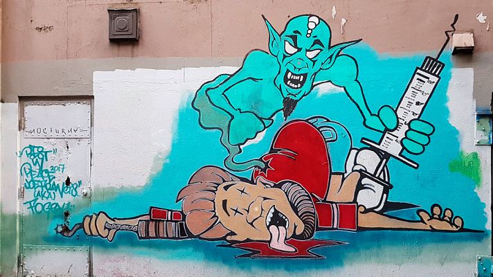 Telediario 1 - Las muertes por opiáceos se han disparado en Estados Unidos