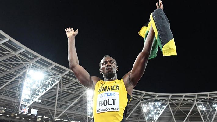 Telediario 1 - Bolt pierde el reinado de los 100m en su despedida