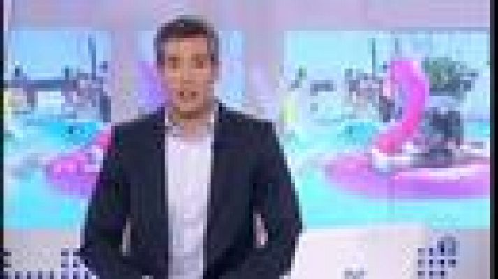 L'Informatiu - La darrera moda a les platges: els flotadors gegants